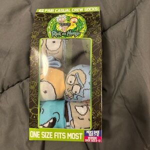 Casual Crew Socks - Rick And Morty
